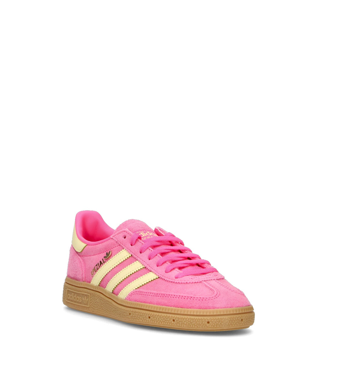 Adidas Spezial Rosa Giallo sneakers basse uomo e donna in rosa e giallo - vista frontale