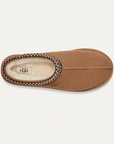 UGG Tasman Chestnut ciabatte chiuse uomo e donna in pelle scamosciata e montone marrone chestnut, dettaglio interno