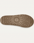 UGG Tasman Chestnut ciabatte chiuse uomo e donna in pelle scamosciata e montone marrone chestnut, vista dall'alto