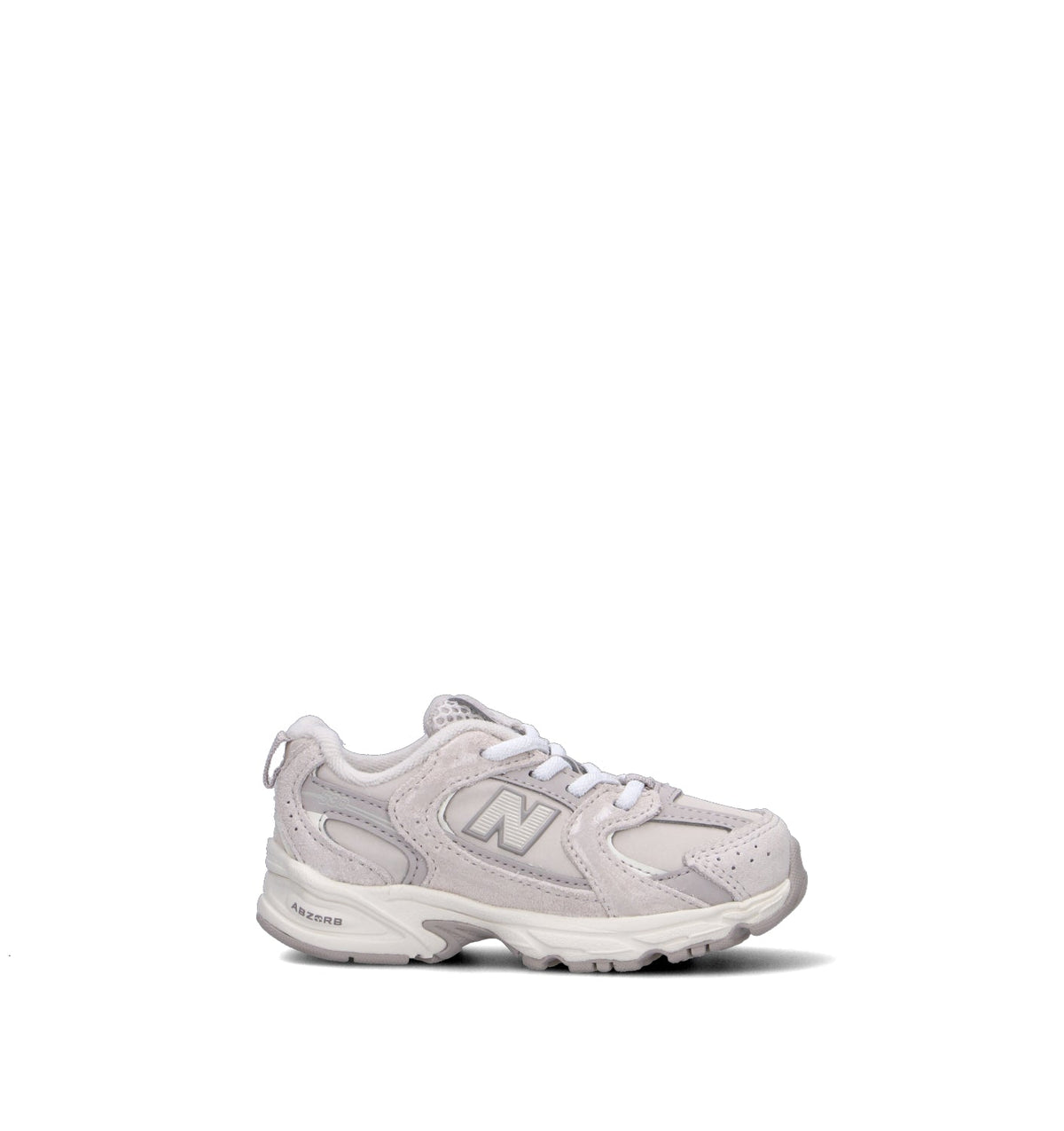 New Balance 530 sneakers primi passi in grigio moonbeam - vista laterale