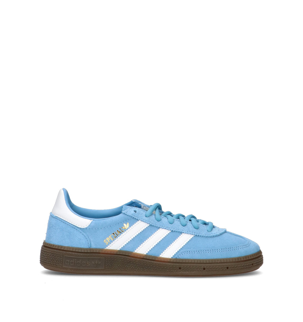 Adidas Spezial Azzurro Bianco Gum sneakers basse ragazzi in azzurro e bianco - vista laterale