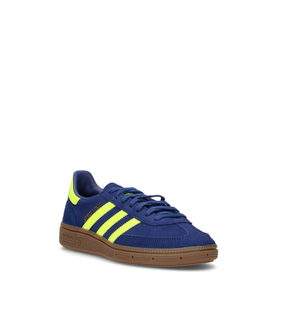 Adidas Spezial Blu Giallo Gum sneakers basse ragazzi in blu e giallo - vista frontale
