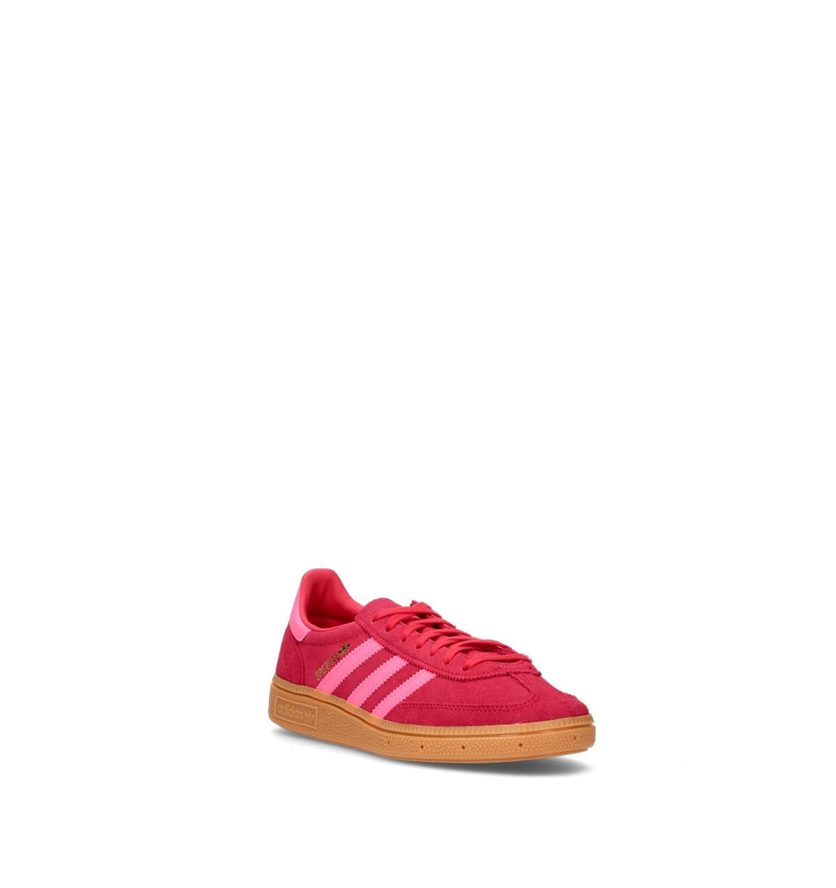 Adidas Spezial Rosso Rubino Rosa sneakers basse ragazzi in rosso e rosa - vista frontale