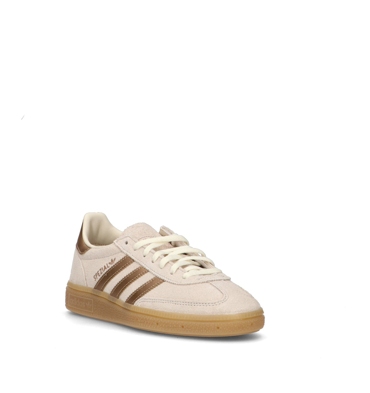 Adidas Spezial Bliss Bianco Crema sneakers basse uomo e donna in bianco e beige - vista frontale