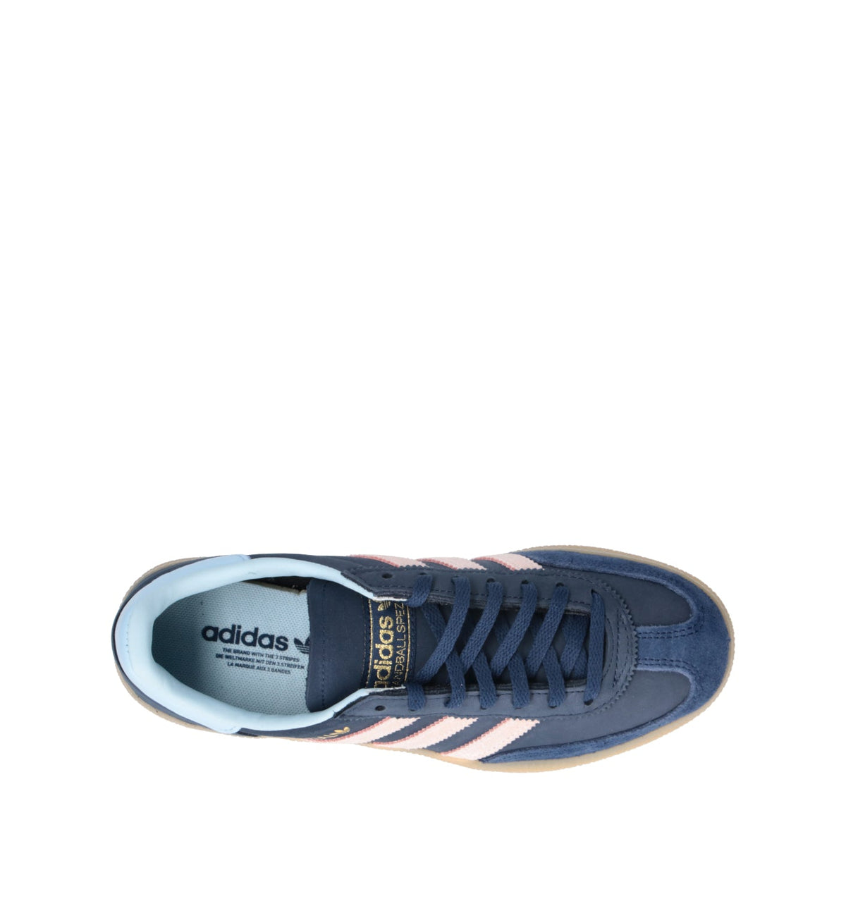 Adidas Spezial Blu Navy Rosa Gum sneakers basse uomo e donna in blu navy e rosa - vista dettaglio