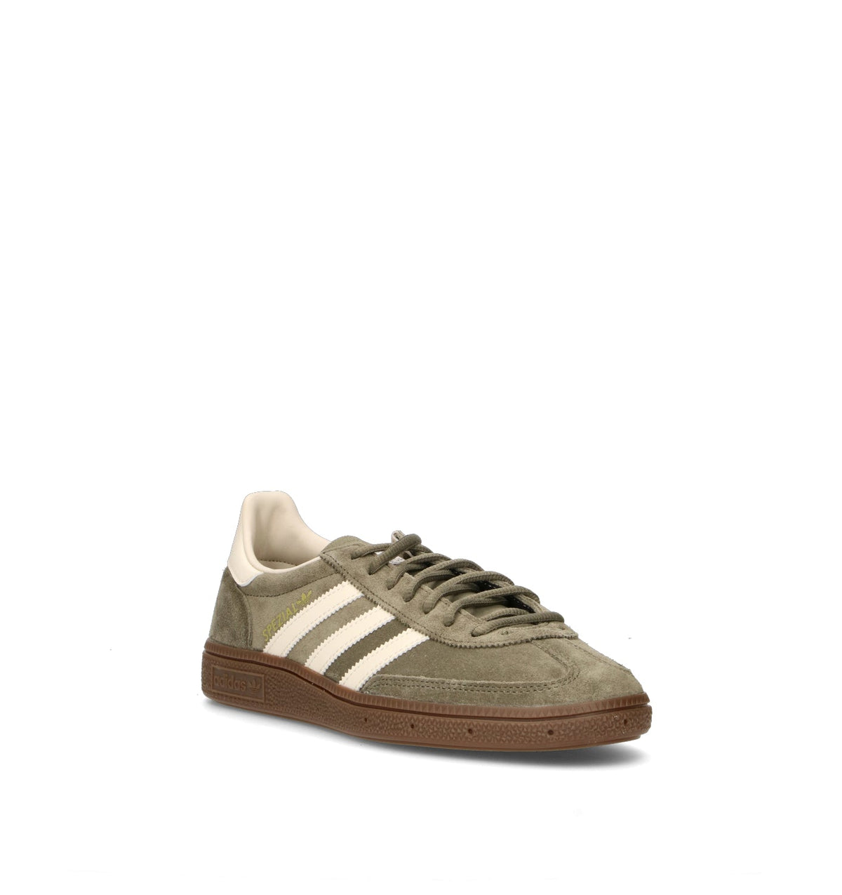 Adidas Spezial Oliva Bianco Crema sneakers basse uomo e donna in oliva e bianco - vista frontale