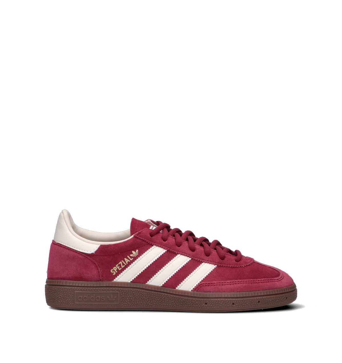 Adidas Spezial Bordeaux Bianco sneakers basse uomo e donna in bordeaux e bianco - vista laterale