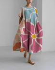 Jacklyn | Abito midi floreale comodo da donna