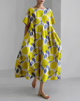 Jacklyn | Abito midi floreale comodo da donna