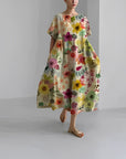 Jacklyn | Abito midi floreale comodo da donna