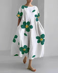 Jacklyn | Abito midi floreale comodo da donna