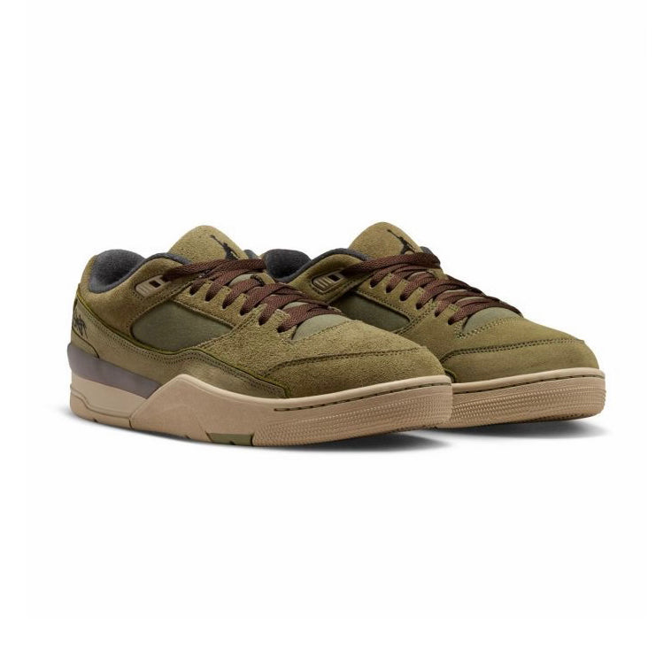 Nike Air Jordan Flight Court Verde Oliva Marrone Baroque Uomo - 2