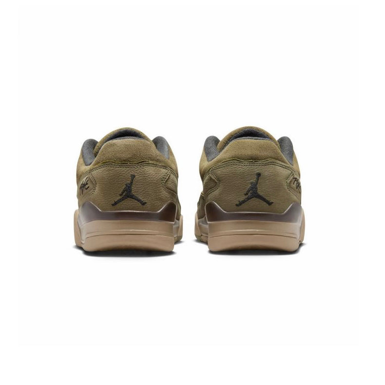 Nike Air Jordan Flight Court Verde Oliva Marrone Baroque Uomo - 3
