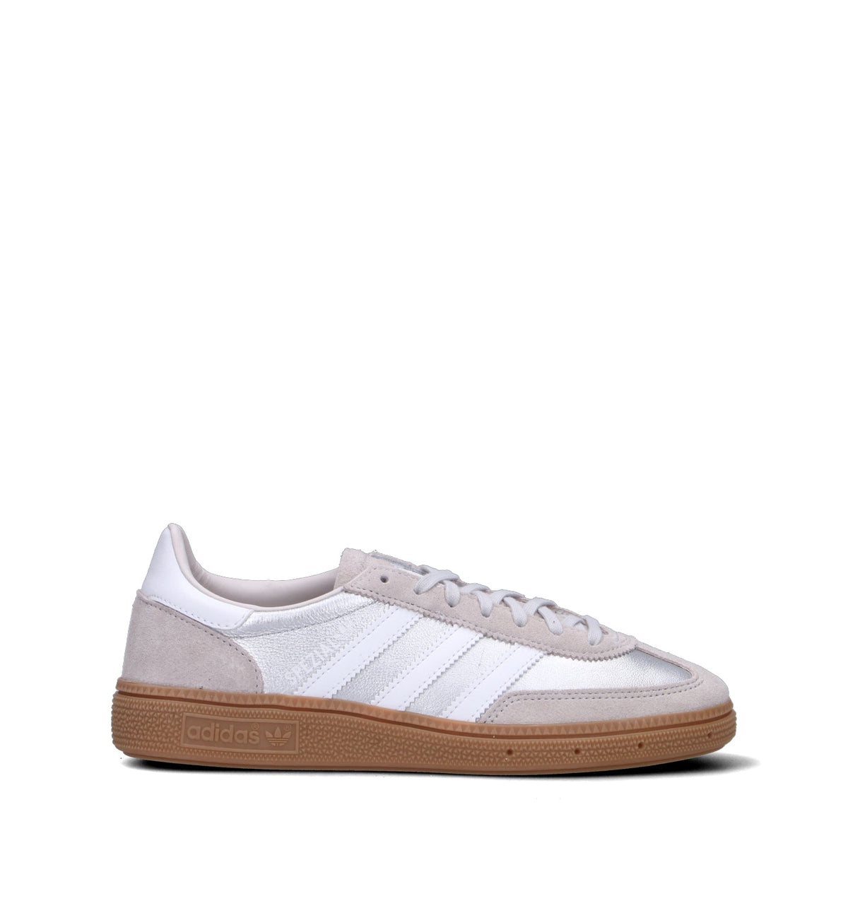 Adidas Spezial Argento Metallizzato Bianco sneakers basse uomo e donna in argento e bianco - vista laterale