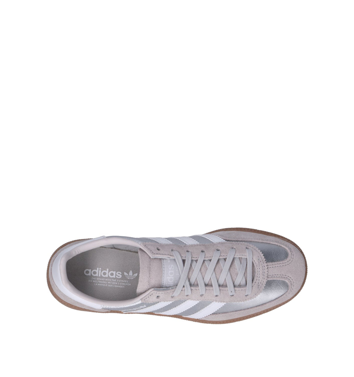 Adidas Spezial Argento Metallizzato Bianco sneakers basse uomo e donna in argento e bianco - vista dettaglio