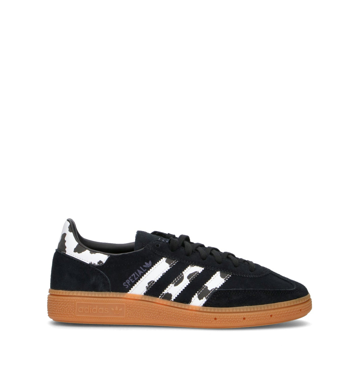 Adidas Spezial Nero Viola sneakers basse ragazzi in nero e viola - vista laterale