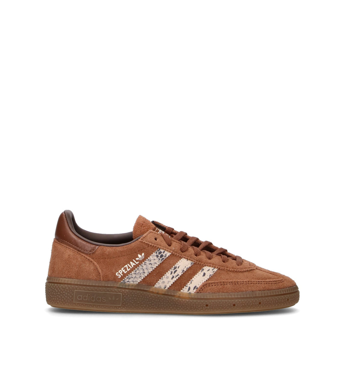 Adidas Spezial Marrone Preloved Linen sneakers basse uomo e donna in marrone e beige - vista laterale