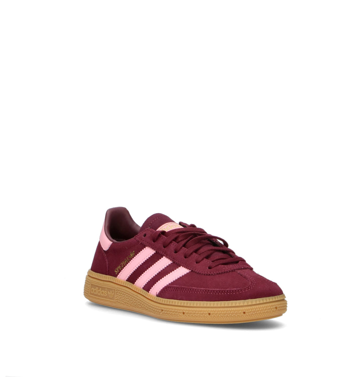 Adidas Spezial Bordeaux Rosa Chiaro sneakers basse ragazzi in bordeaux e rosa - vista frontale