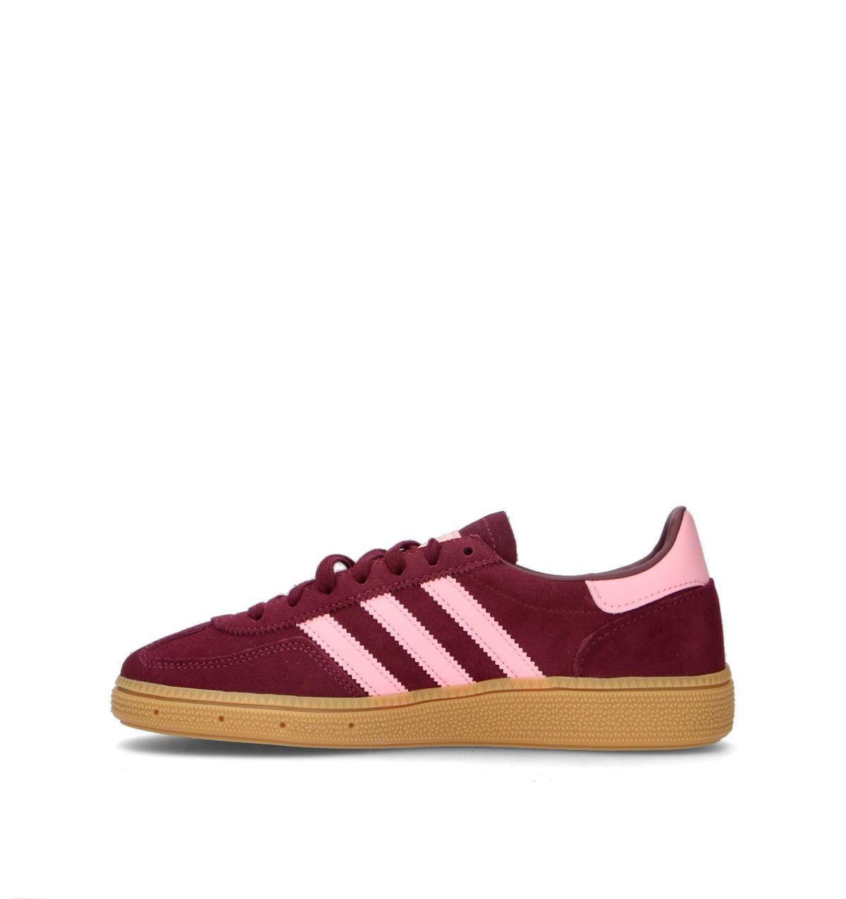 Adidas Spezial Bordeaux Rosa Chiaro sneakers basse ragazzi in bordeaux e rosa - vista suola