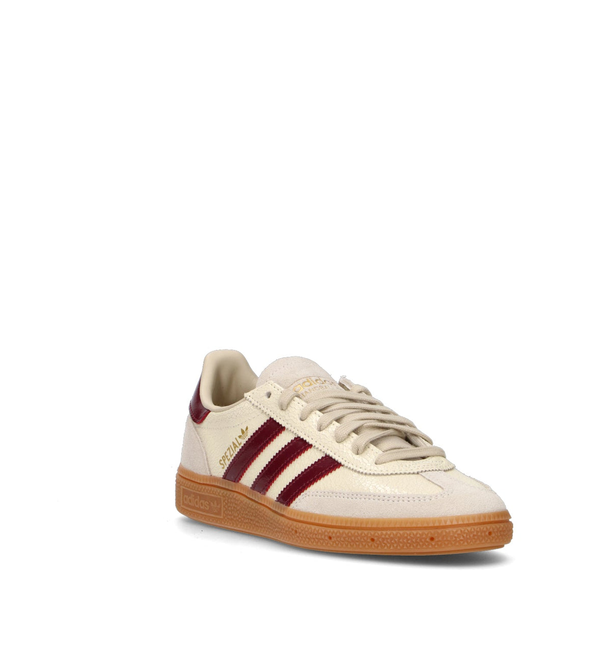Adidas Spezial Bianco Rosso Shadow sneakers basse uomo e donna in bianco e rosso scuro - vista dettaglio
