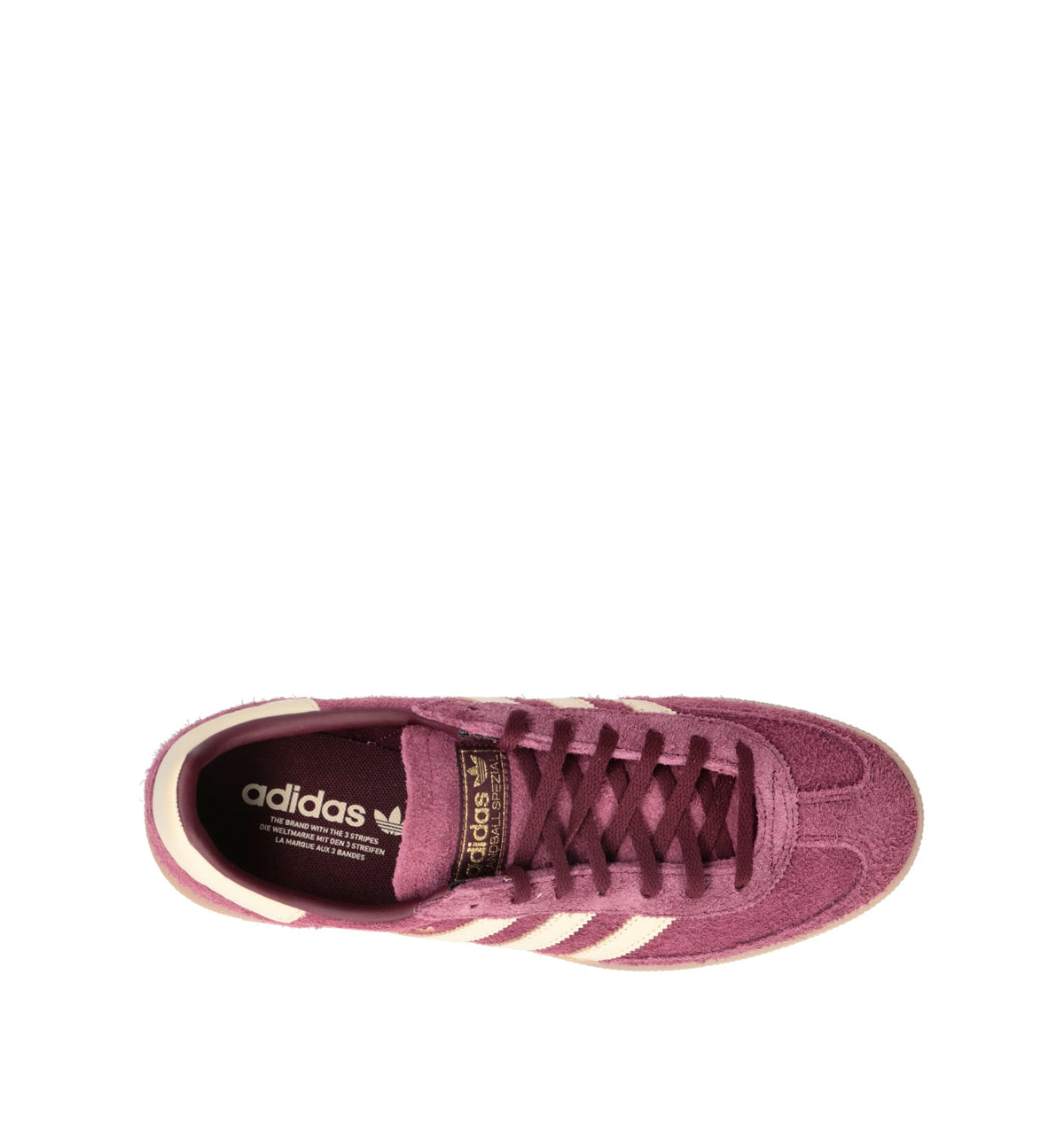 Adidas Spezial Bordeaux Vaniglia sneakers basse uomo e donna in bordeaux e beige - vista dettaglio
