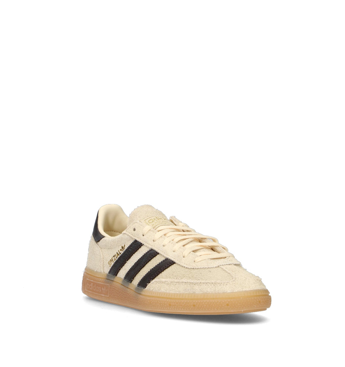 Adidas Spezial Vaniglia Caffè sneakers basse uomo e donna in beige e marrone caffè - vista frontale