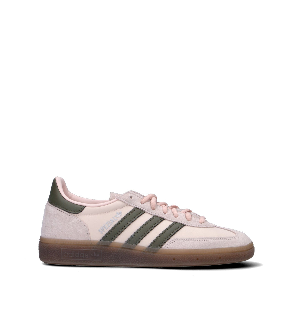 Adidas Spezial Quarzo Oliva sneakers basse uomo e donna in quarzo e oliva - vista laterale