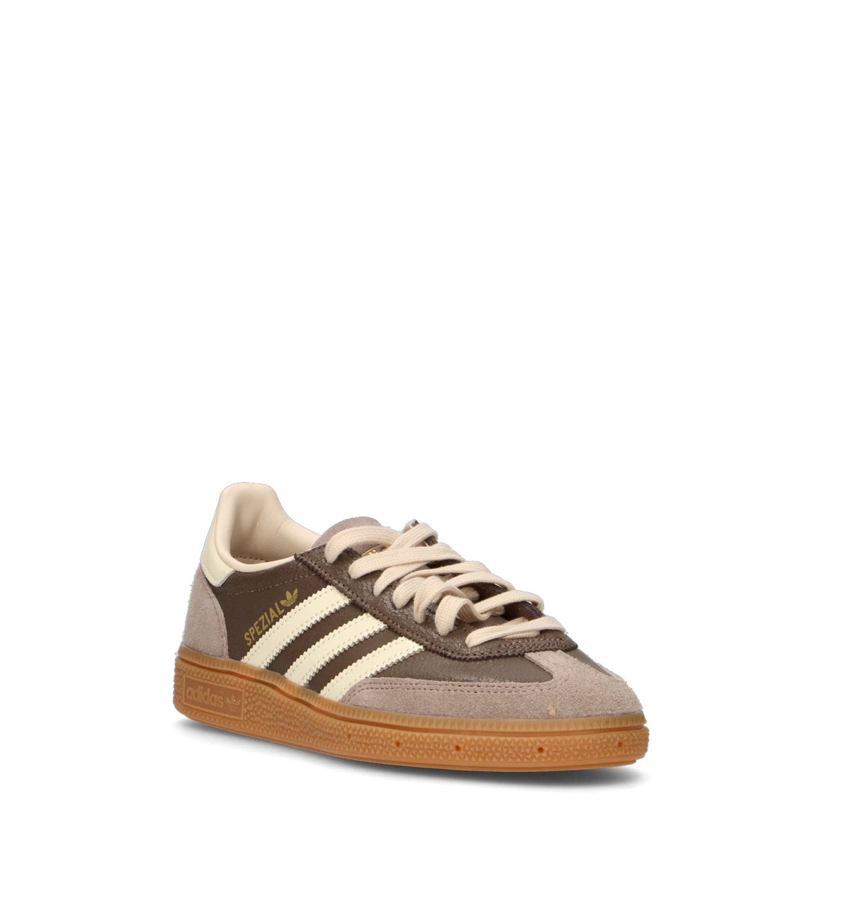 Adidas Spezial Earth Strata Vaniglia sneakers basse uomo e donna in taupe e beige - vista frontale