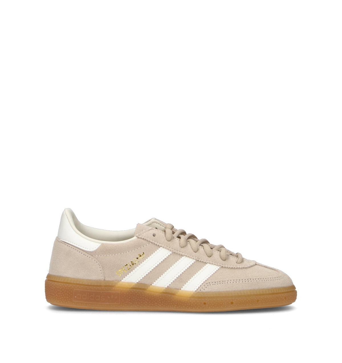 Adidas Spezial Kaki Bianco Gum sneakers basse uomo e donna in kaki e bianco - vista laterale