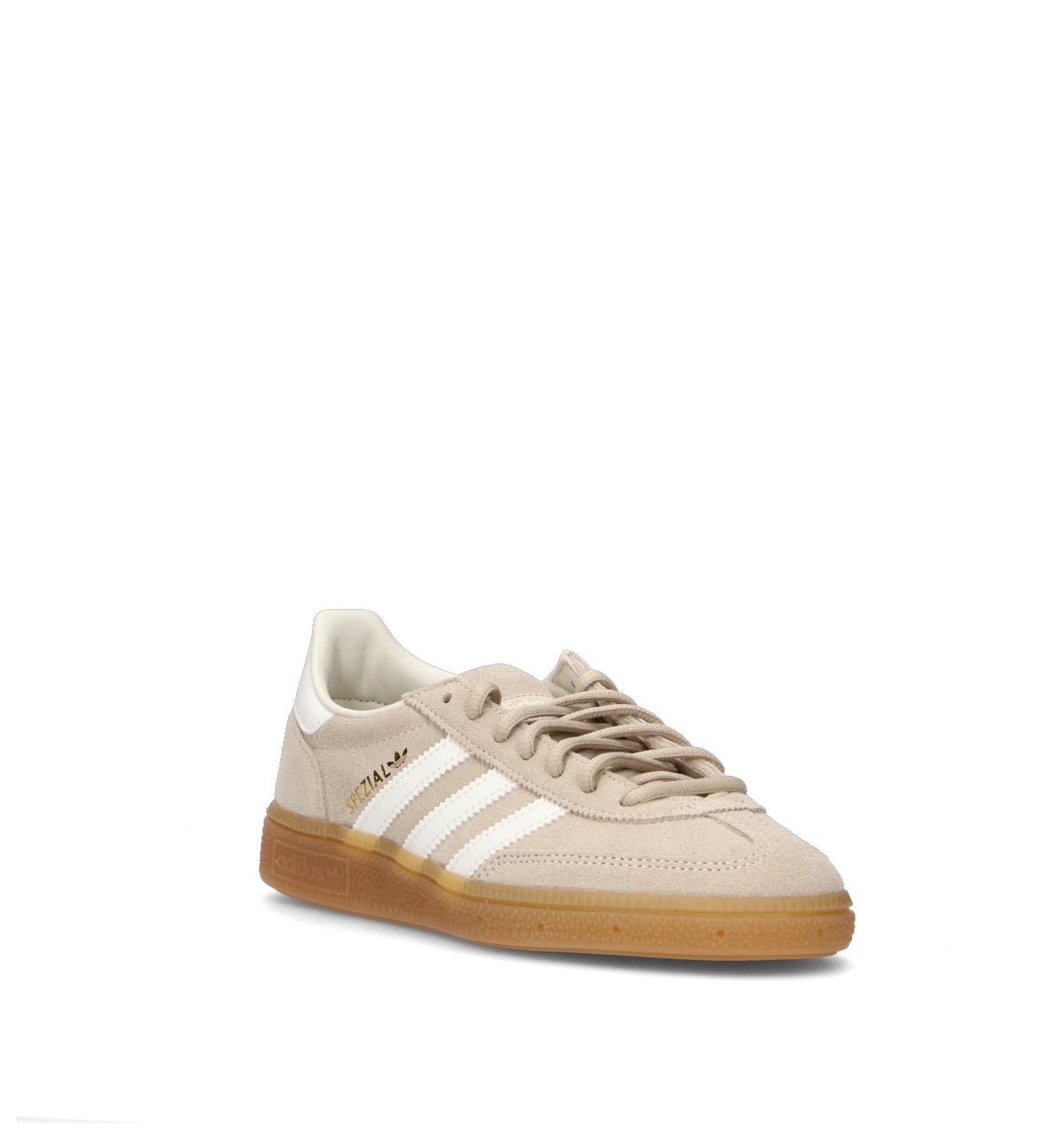 Adidas Spezial Kaki Bianco Gum sneakers basse uomo e donna in kaki e bianco - vista frontale
