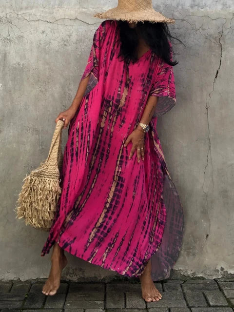 Kayla | Abito Caftano Estivo Maxi da Donna