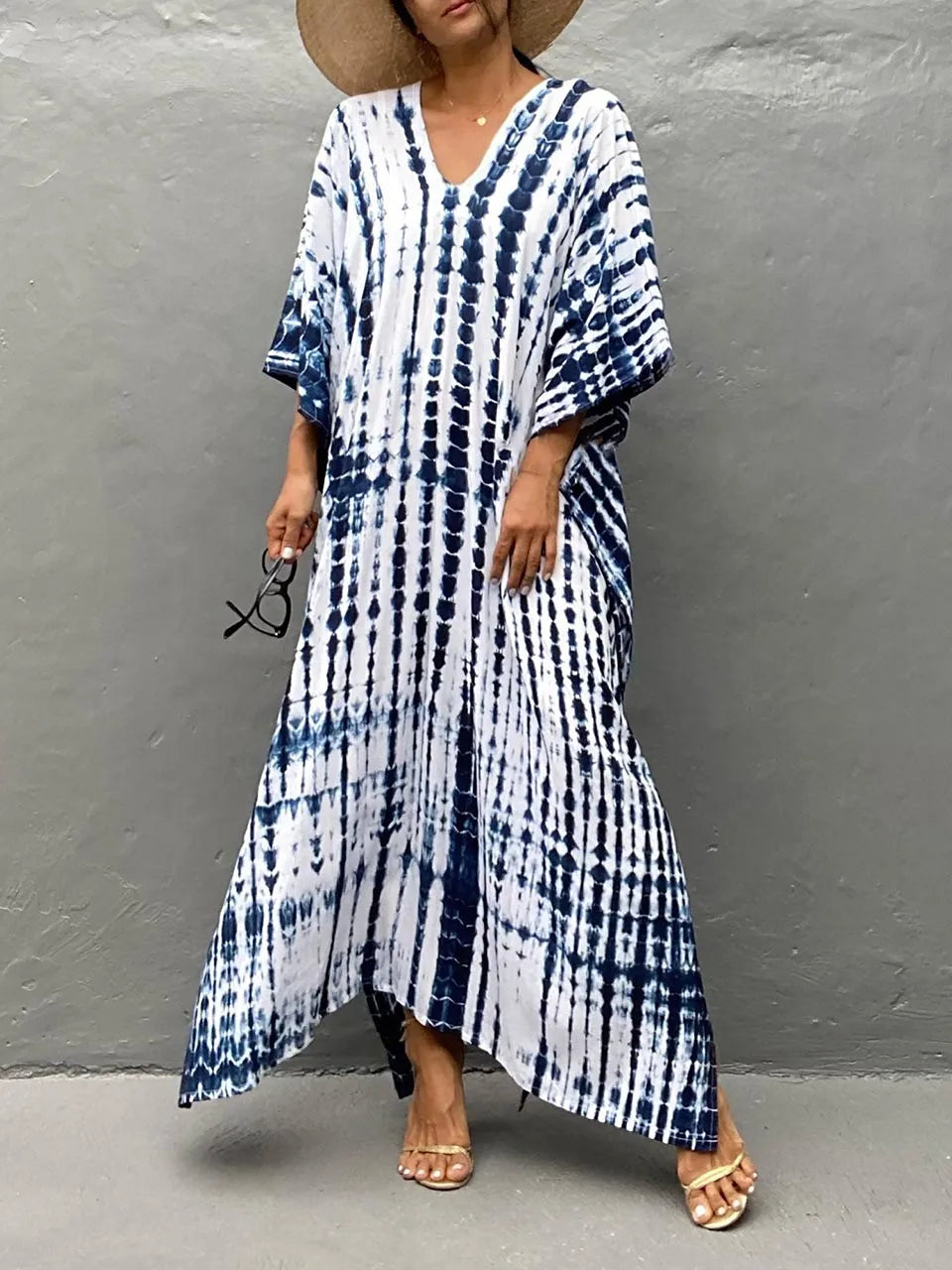 Kayla | Abito Caftano Estivo Maxi da Donna