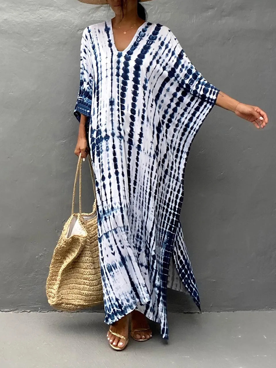 Kayla | Abito Caftano Estivo Maxi da Donna
