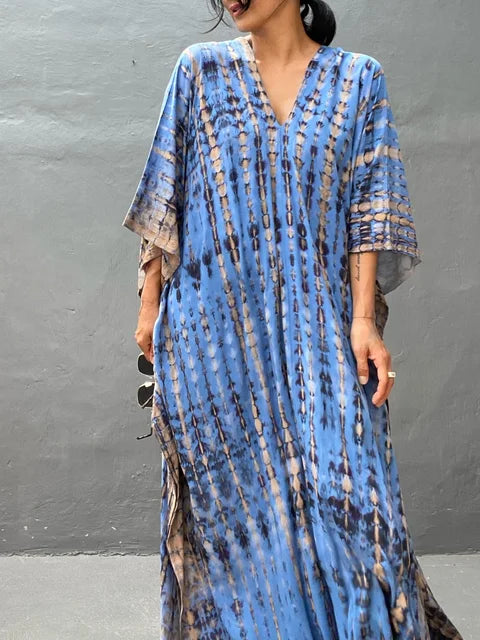 Kayla | Abito Caftano Estivo Maxi da Donna