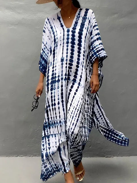Kayla | Abito Caftano Estivo Maxi da Donna