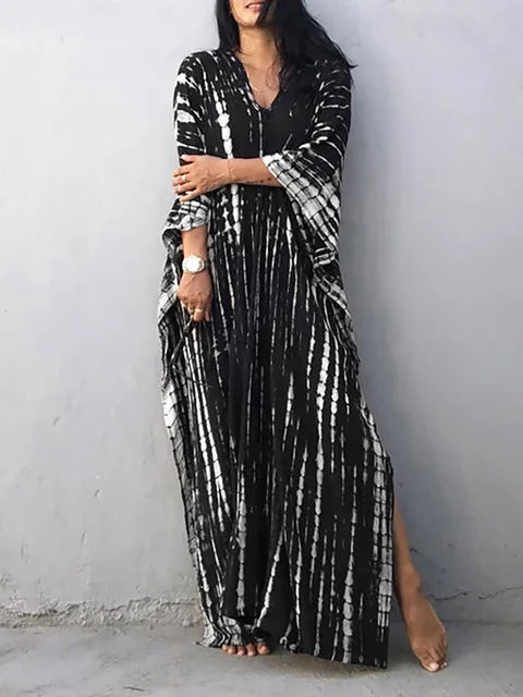 Kayla | Abito Caftano Estivo Maxi da Donna