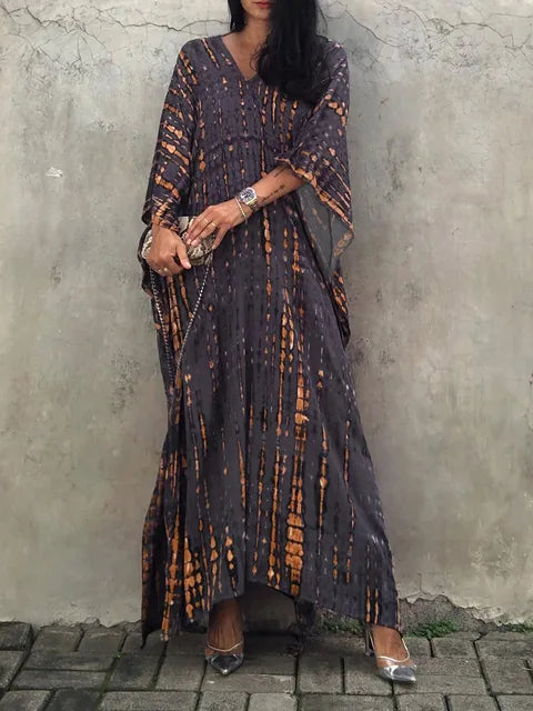 Kayla | Abito Caftano Estivo Maxi da Donna