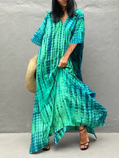 Kayla | Abito Caftano Estivo Maxi da Donna