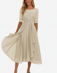 Lily | Abito midi estivo a linea A da donna