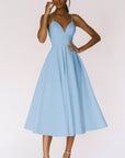 Lily | Abito da sposa midi con scollo a cuore e spalline sottili da donna