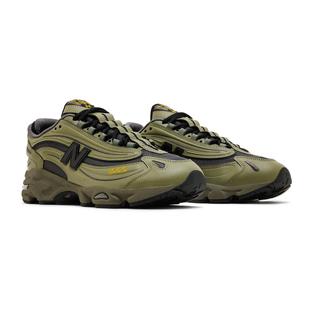 New Balance 1000 Dark Olivine Magnet Verde Oliva Grigio Uomo Donna - 2