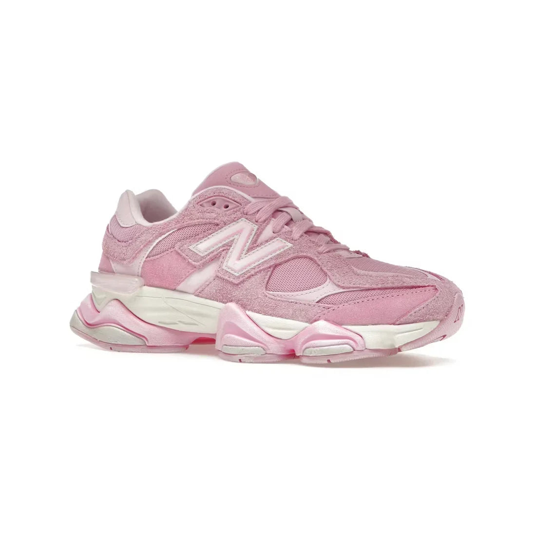New Balance 9060 Scarpe Donna Rosa Overdye in Pelle Scamosciata Casual