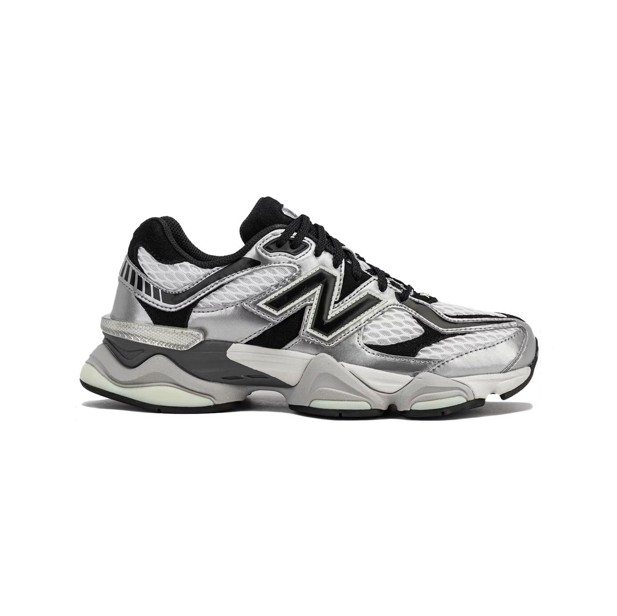 New Balance 9060 x Shoe Palace Metalic Argento Uomo Donna - 1