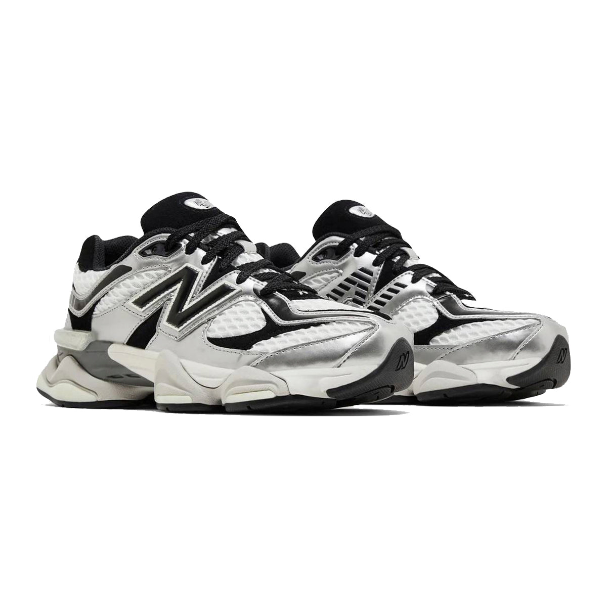New Balance 9060 x Shoe Palace Metalic Argento Uomo Donna - 2