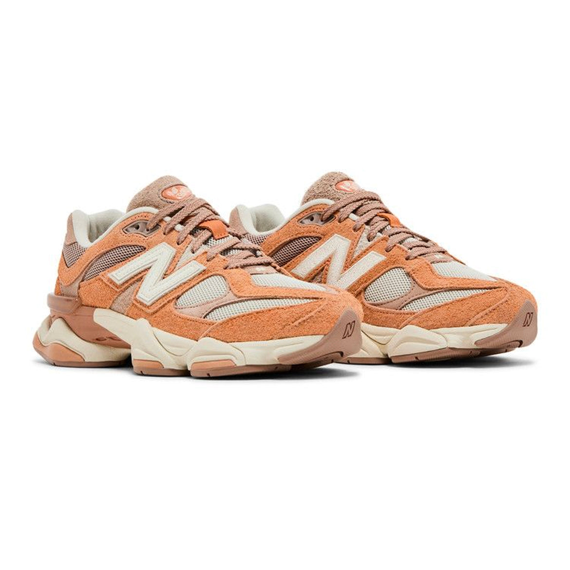 New Balance 9060 Flat Taupe Cooper Tortora Rame Uomo Donna - 2