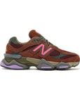 New Balance 9060 Rich Oak Burgundy Marrone Bordeaux Uomo Donna - 1