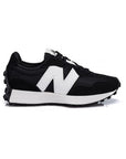 New Balance 327 Scarpe Uomo Nero Bianco Retro Running Eleganti
