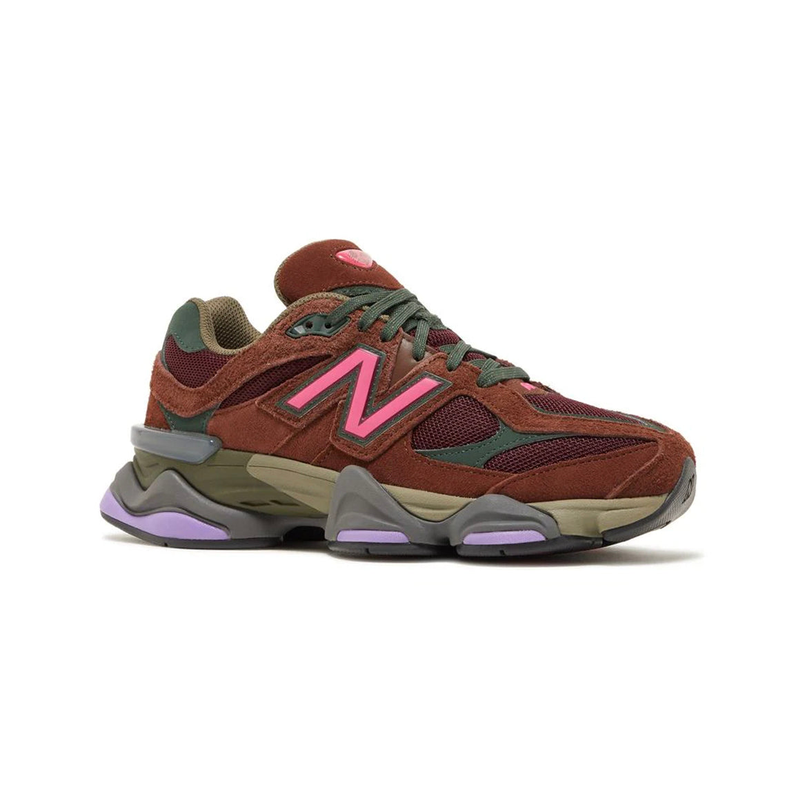 New Balance 9060 Rich Oak Burgundy Marrone Bordeaux Uomo Donna - 2