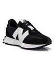 New Balance 327 Scarpe Uomo Nero Bianco Retro Running Eleganti