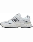 New Balance 9060 Bianco Argento Uomo Donna - 5